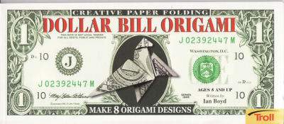 Creative Paper Folding Dollar Bill Origami