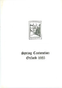 BOS Convention 1985 Spring