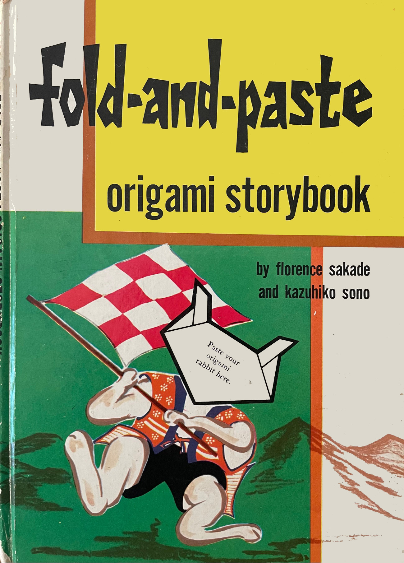Fold-and-paste origami storybook