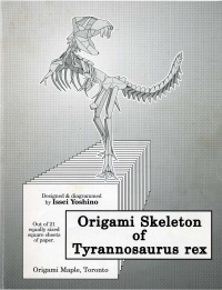 Origami Skeleton of Tyrannosaurus Rex : page 1.