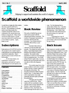 Scaffold Vol 1, Issue 3 (E-book)