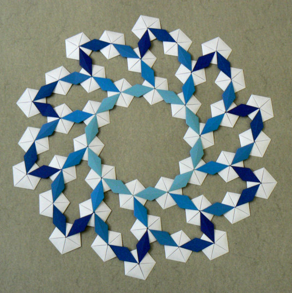 Pentagons with Slits Joined on Top