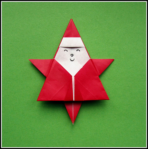 Star-shaped Santa Claus