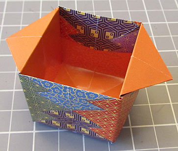 Box With Triangular Handles